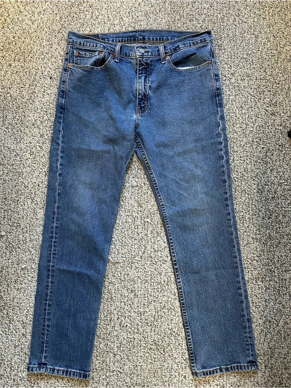 Levi's Men's Slim Straight Medium Blue Denim Jeans